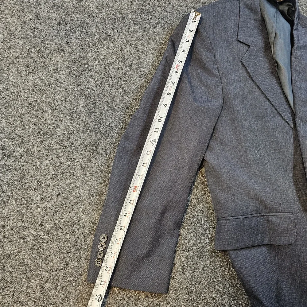 Talbot Jaimes Men's 44S Gray Sport Coat Blazer 2 Button Notch Lapel Suit Jacket